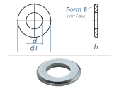 17mm Unterlegscheiben DIN125 Form B Stahl verzinkt (10 Stk.)