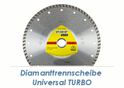 115 x 1,9mm  Diamanttrennscheibe Universal Turbo (1 Stk.)