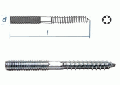 8 x 80mm Stockschrauben verzinkt (10 Stk.)