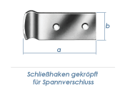 112 x 30mm Schließhaken gekröpft verzinkt (1...