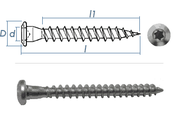 5 x 40mm CSA Schraube (10 Stk.)