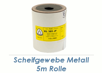 K60 Schleifpapierrolle für Metall (5m Rolle) - KL385JF (1 Stk.)