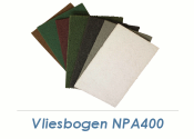 Vliesbogen ohne Körnung weiß - NPA500 (1 Stk.)