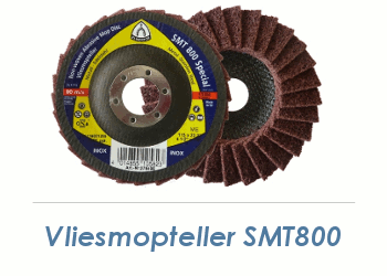 125mm Vliesmopteller grün, sehr fein gewölbt 12° - SMT800 Special (1 Stk.)