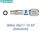 TX15 Edelstahl Bit  Wera 3867/1 TS Torx TX15 (1 Stk.)