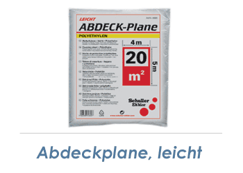 Abdeckplane, leicht - 4 x 5m (1 Stk.)