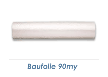 Baufolie 90my - 50 x 2m (1 Stk.)