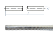 M5 x 1000mm Gewindestange DIN975 Stahl verzinkt FKL8.8 (1...