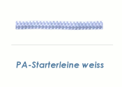 5mm PA Starterleine Weiß (je 1 lfm)