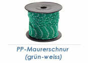 2mm PP- Maurerschnur grün/weiß 100 m (1 Stk.)