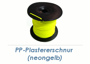 2mm PES-Set- Pflastererschnur neongelb 100 m (1 Stk.)