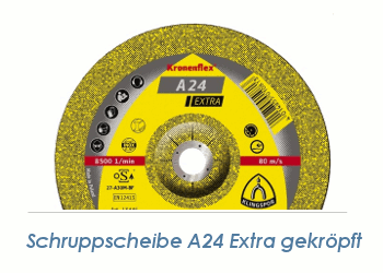 115 x 6mm Schruppscheibe für Metall - A24 Extra (1 Stk.)