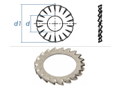 10,5mm Fächerscheiben Form AZ  DIN6798 Edelstahl A2...