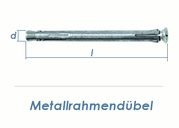10 x 72mm Metallrahmendübel (1 Stk.)