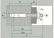 M10 x 92mm Bolzenanker Edelstahl A4 - ETA Opt. 1 (1 Stk.)