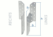 370mm Sparrenpfettenanker Rechts (1 Stk.)