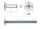 M4 x 15mm Möbelgriffschrauben verzinkt  (100 Stk.)