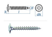 3 x 25mm Rückwandschrauben verzinkt (100 Stk.)