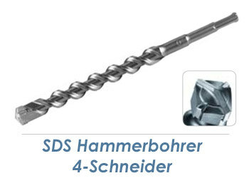 12 x 210/150mm SDS Hammerbohrer 4-Schneider (1 Stk.)