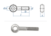 M12 x 120mm Augenschrauben Form B Edelstahl A2 DIN444 (1...