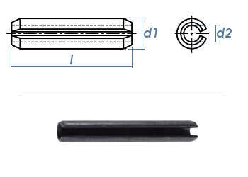 6 x 32mm Spannstifte schwere Ausführung gem. DIN1481/ISO 8752 (10 Stk.)