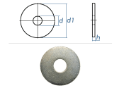 4,3 x 25mm Kotflügelscheiben Edelstahl A2 (10 Stk.)