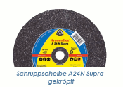 125 x 6mm Schruppscheibe f. Edelstahl A24N Supra (1 Stk.)