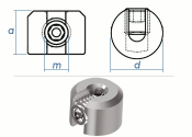 5mm Drahtseilklemmring 1-Teilig Edelstahl A4 (1 Stk.)