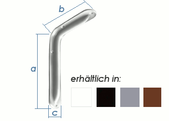 145 x 100mm Formatkonsole weiss (1 Stk.)