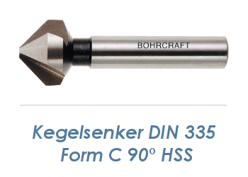 10,4mm HSS Kegelsenker  90° Rundschaft DIN335C (1 Stk.)
