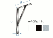 250 x 150mm Stegkonsole verzinkt (1 Stk.)