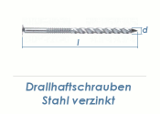 3,5 x 50mm Drallhaftschrauben verzinkt (100g = ca. 35 Stk.)