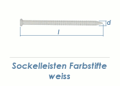 1,75 x 32mm Sockelleisten Farbstift weiss (100 Stk.)