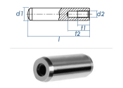 10 x 24mm Zylinderstift mit Innengewinde DIN 7979 - Tol....