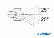 SW2,5 - 10 UNIOR Sechskant Stiftschlüsselset 7-teilig mit Kugelkopf vernickelt (1 Stk.)