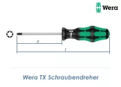 TX25 Wera Schraubendreher 367 (1 Stk.)