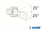 SW3 x 129mm UNIOR Sechskant Stiftschlüssel mit...