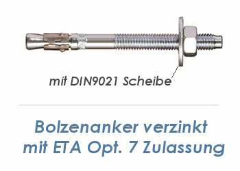 M12 x 240mm Bolzenanker verzinkt - ETA Opt. 7  (1 Stk.)
