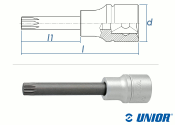 M6 UNIOR Vielzahn Steckschlüssel mit 1/2"...