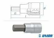 SW8 UNIOR ISK Steckschlüssel mit 1/2" Antrieb...