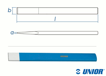 240mm UNIOR Schlitzmeissel 666/6A (1 Stk.)