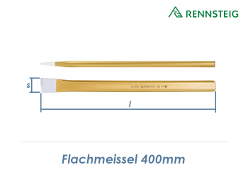 400mm RENNSTEIG Flachmeissel (1 Stk.)