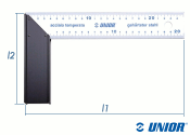 350 x 190mm UNIOR Anschlagwinkel 1263 (1 Stk.)