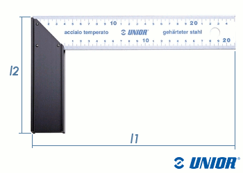500 x 210mm UNIOR Anschlagwinkel 1263 (1 Stk.)