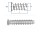 6,3 x 15mm Euroschrauben mit 7,7mm Senkkopf verzinkt (100 Stk.)