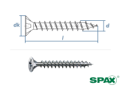 2,5 x 10mm SPAX Universalschrauben VG PZ Wirox (100Stk.)