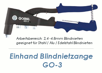 Blindnieten Popnieten Alu Stahl O 6,4 mm Flachrundkopf Länge 8 - 40 mm DIN  7337