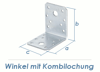 70 x 70 x 55mm Winkel verzinkt (1 Stk.)