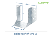 80 x 120mm Balkenschuh Aussen (1 Stk.)