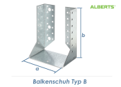 120 x 160mm Balkenschuh Innen (1 Stk.)